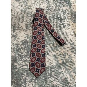 VINTAGE Ralph Lauren Blue Label Tie Blue Paisley Made in USA by Hand Classic